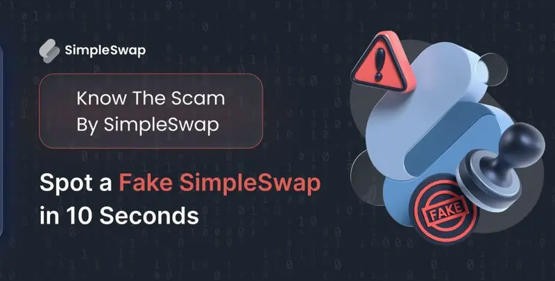 Verifying the real SimpleSwap site — SimpleSwap Know Scam cover